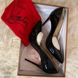 Louboutin Pigalle Follies 100 Patent 5.5 US